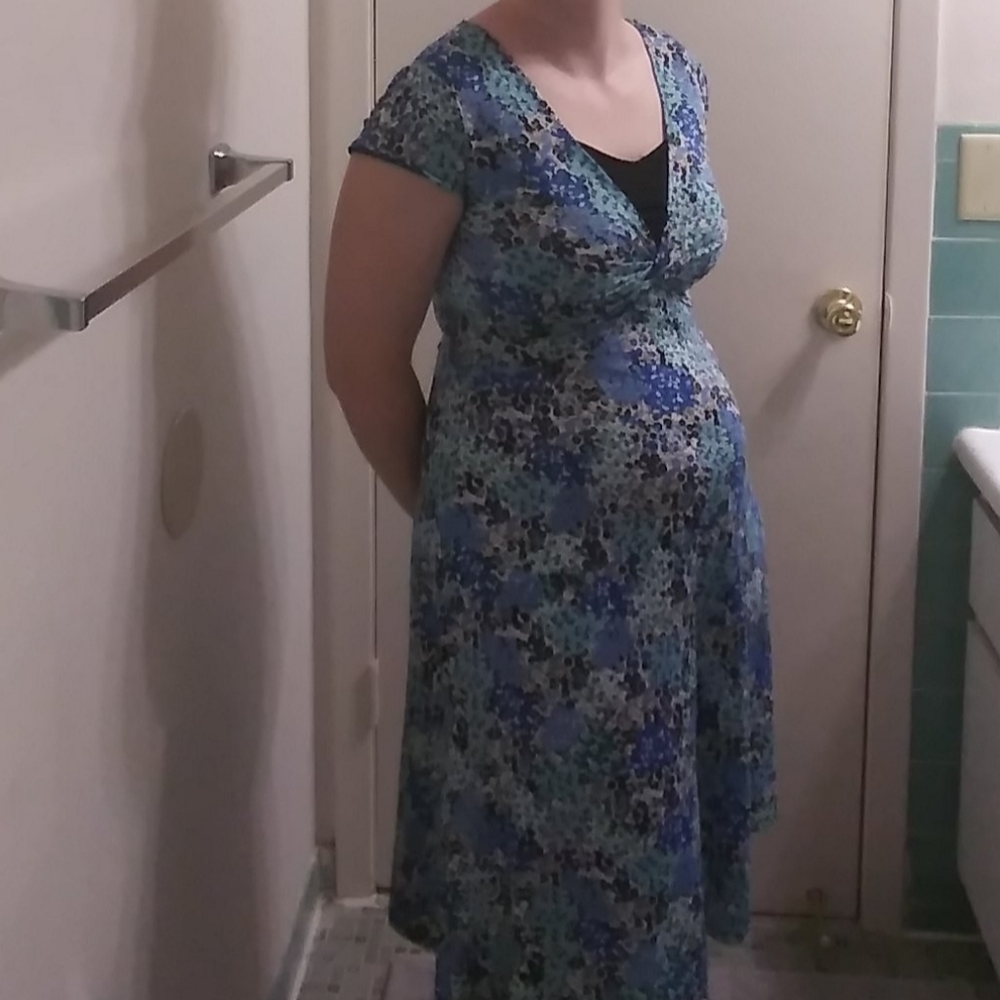 Blue Floral Dress